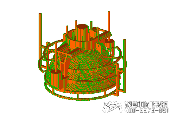 騰飛鑄鋼渣罐模擬中